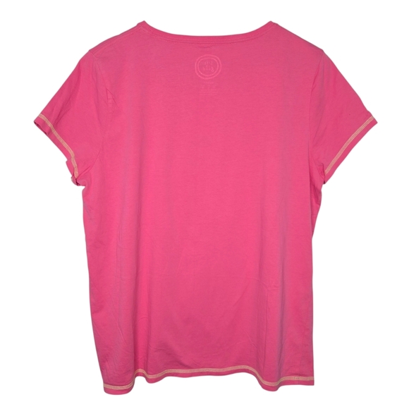 Life Is Good Women Pink Lemonade Take Your Sweet Time Graphic T Shirt Size Large - Picture 2 of 7